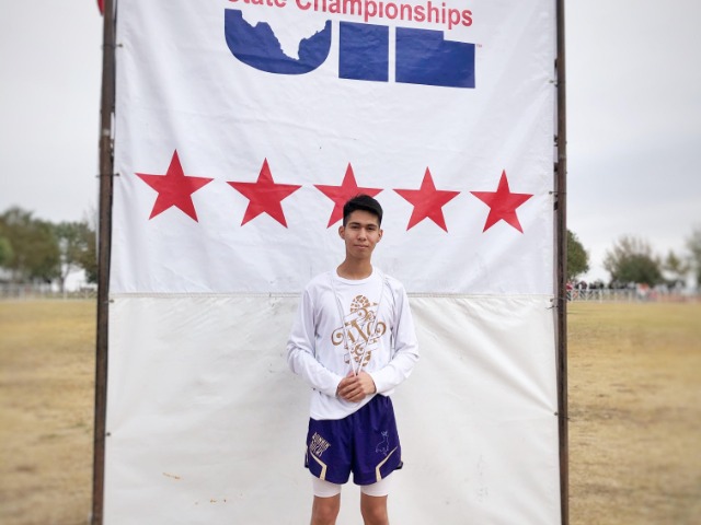 D'Angelo Gonzales Competes at State Cross Country Meet
