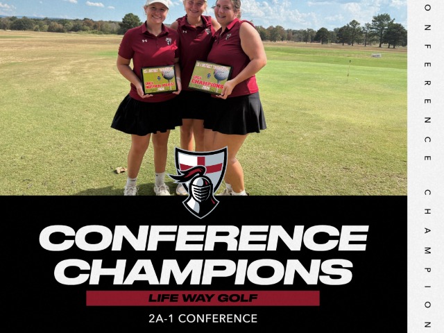 LIFE WAY GIRLS GOLF WIN CONFERENCE