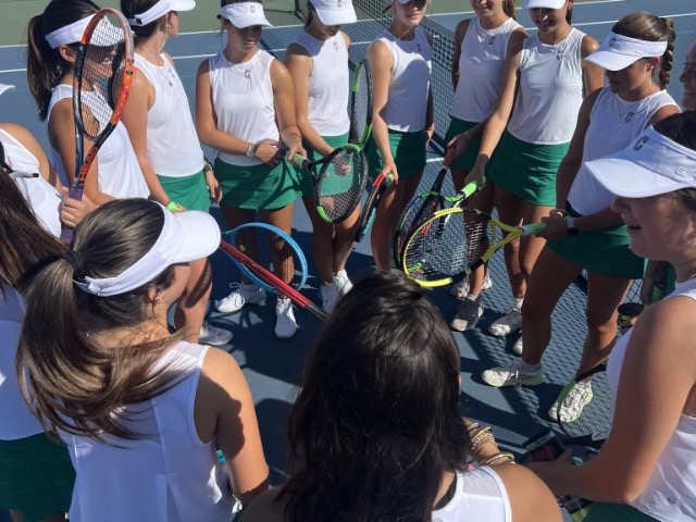 CHS Girls Tennis Captures First League Match Versus Mira Mesa