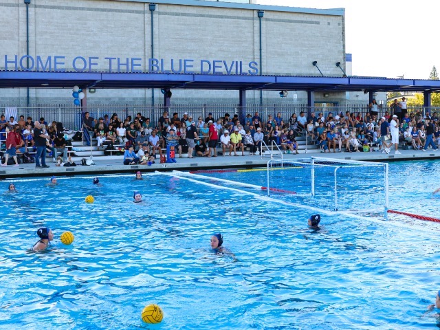 Davis High School’s new pool hosts Granite Bay, in first action in the new Aquatics Center.