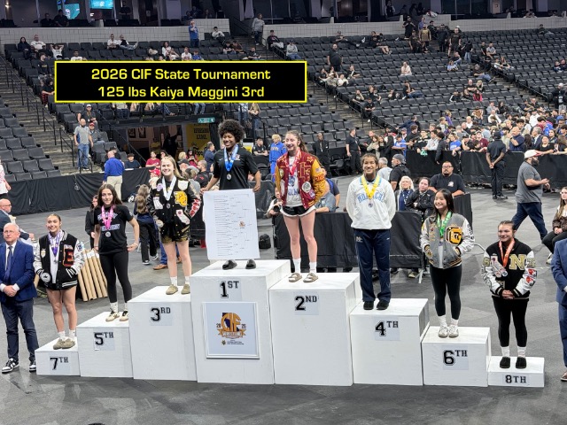 Maggini takes 3rd at CIF State Tournament