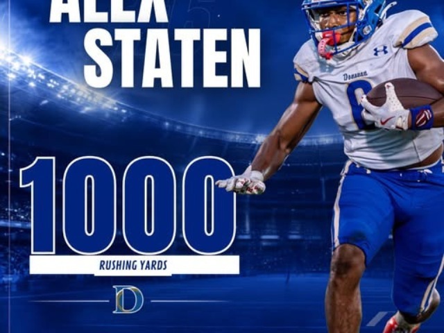 MILESTONE ACHIEVED: ALEX STATEN SURPASSES 1,000 RUSHING YARDS!