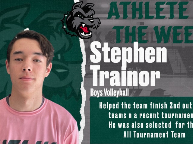 Trainor Named Athlete of the Week