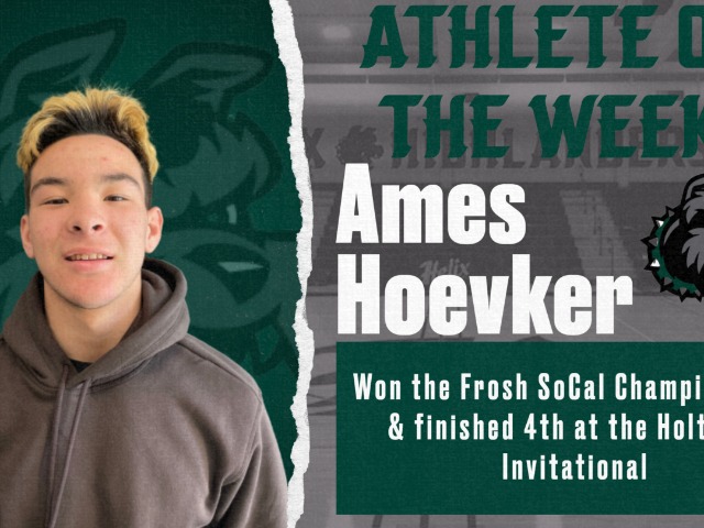 Hoevker Named Athlete of the Week