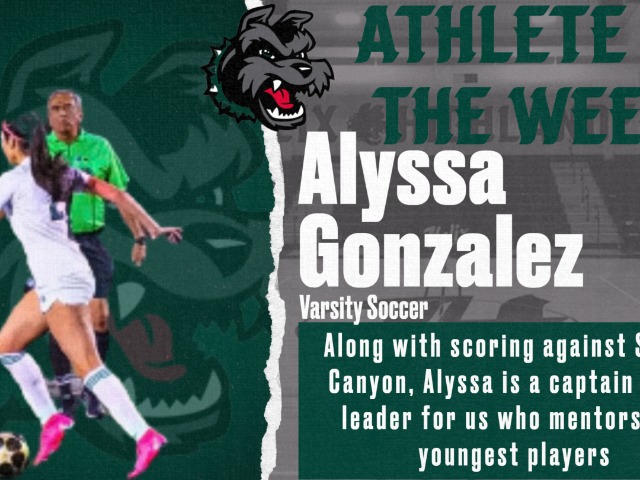 Gonzalez Named Athlete of the Week