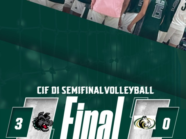 Volleyball Advances to CIFSDS D1 Championship Game