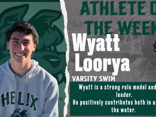 Loorya Named Athlete of the Week