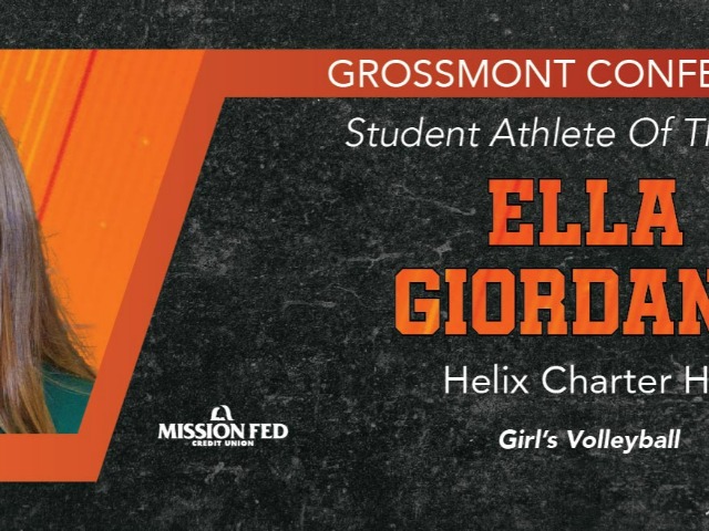 Ella Giordano Named Student Athlete of the Year