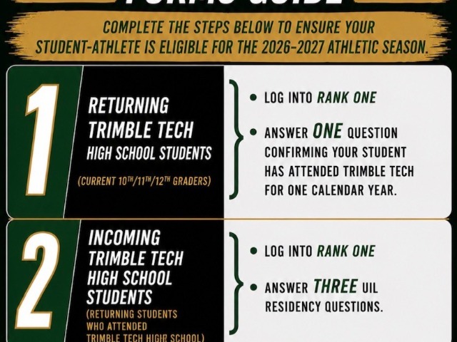 New Rankone information for the 2026-2027 school year!