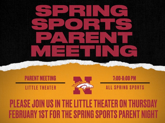 Spring Sports Parent Meeting
