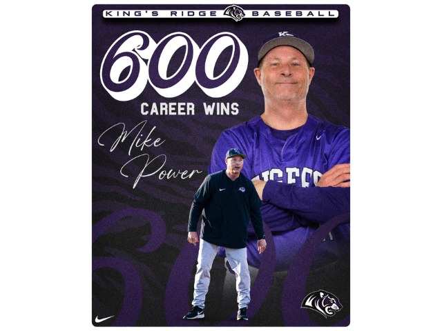 Baseball Coach Mike Power Reaches 600 Career Wins