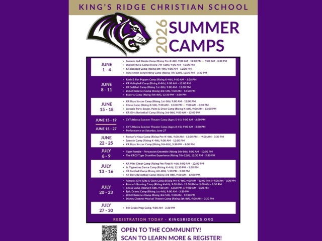 Summer Camp Registration is Open!  image 