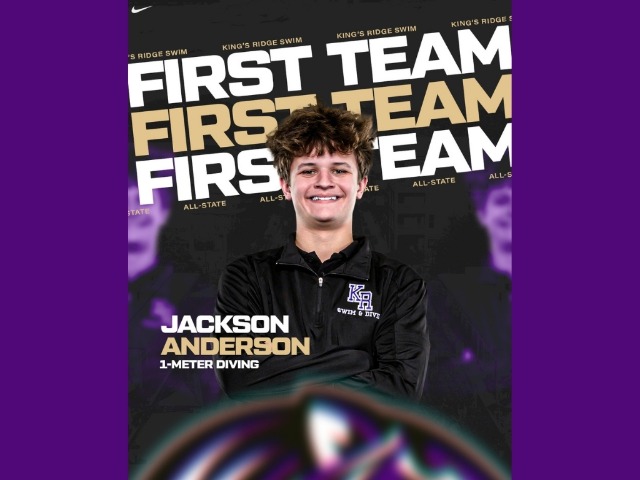 Anderson Earns All-State Dive Honors image 