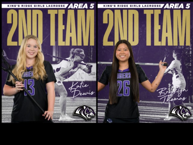 Dewis and Thomas Earn All Area Lacrosse Honors