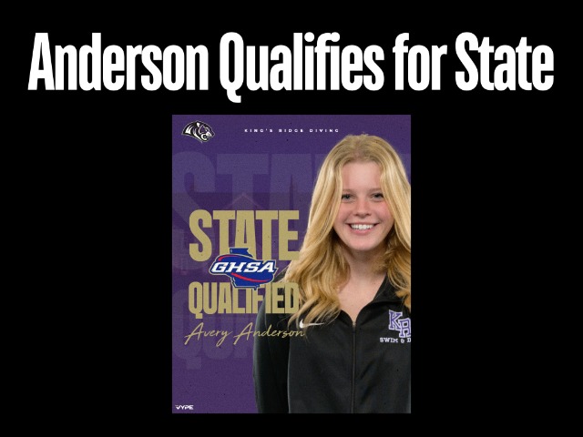 Anderson Qualifies for State Dive Championship image 