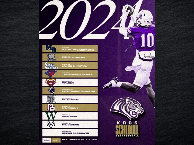 2024 Tigers Varsity Football Schedule 