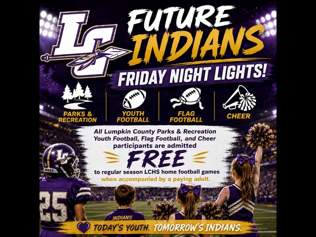 Attention All Park and Rec  Youth Football, Flag Football, and Cheer Participants