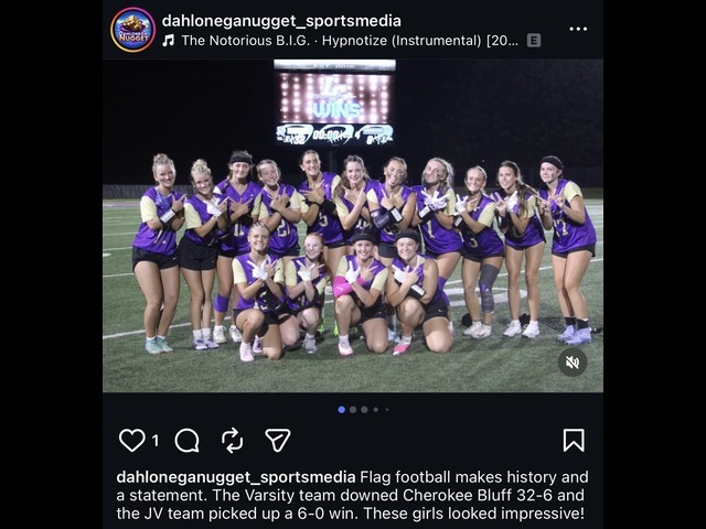Girls' Flag Football Shines in Debut!