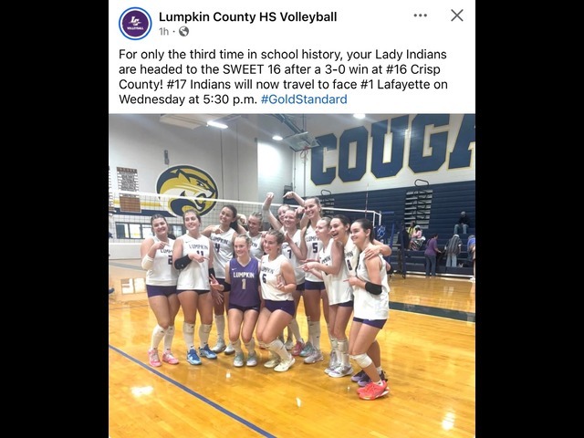 Volleyball headed to Lafayette County for Sweet Sixteen Contest 