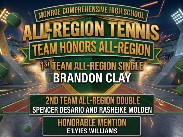 Five Girls Tennis Tornadoes Named to All-Region Teams