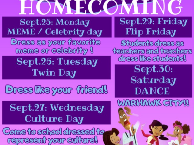 Homecoming 2023 Spirit Week
