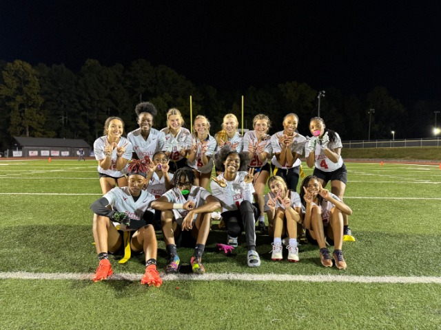 Pacelli Lady Vikings Flag Football Dominates in Double Victory
