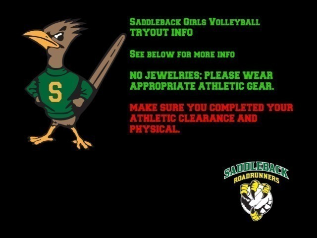 Girls Volleyball Tryouts