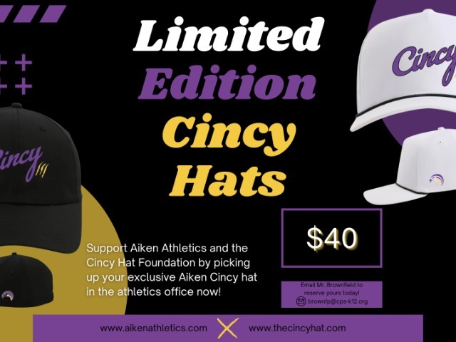 Aiken High School Athletics Partners with Cincy Hat Foundation on Limited Edition Hats