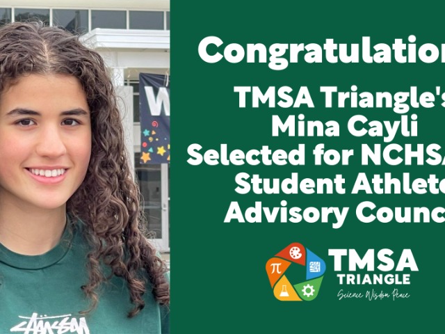 Mina Cayli Selected to NCHSAA's Student-Athlete Advisory Council