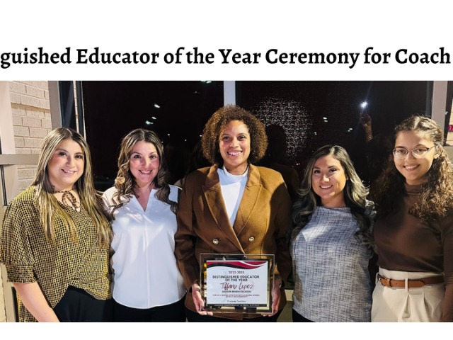 Coach Lopez- Educator of the Year
