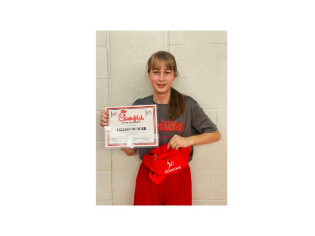Chick Fil A Athlete: L. Ruder