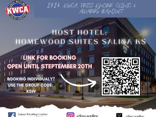 Book Your Stay for the 2024 KWCA Clinic & Awards Banquet