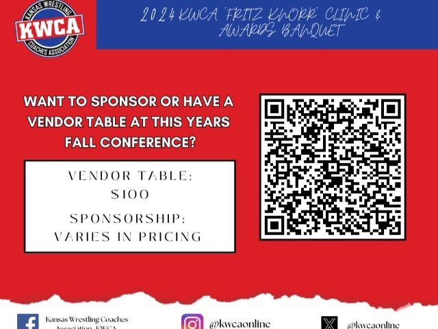 KWCA Clinic Vendor and KWCA Sponsorship Information