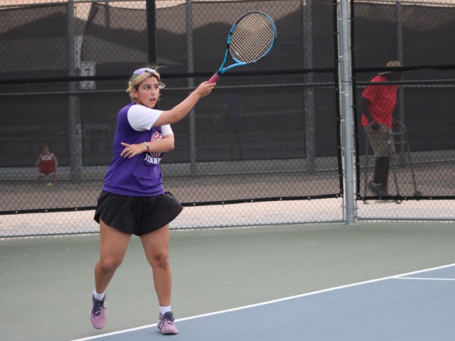 Dragon Tennis Picks Up First District Win Against Lago Vista, 10-9