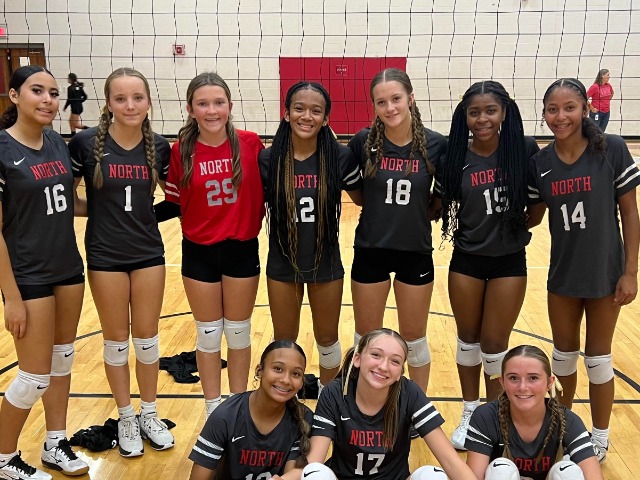 North Belton Broncos 8A VB Defeats Travis