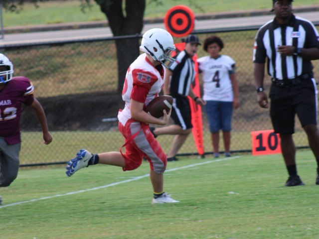Higley Leads 7B to 18-0 Victory Over Lamar