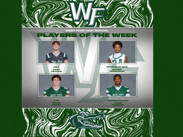 West Fork High School Varsity Players of the Week