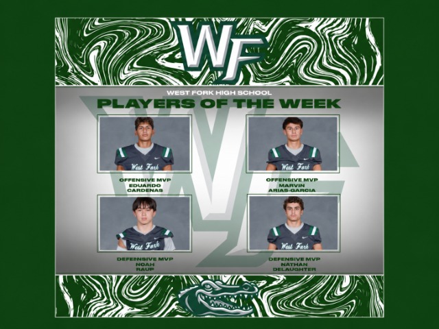 West Fork High School Varsity Players of the Week