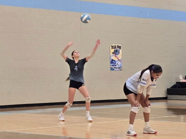 Falcons Volleyball Sweeps Santa Fe!