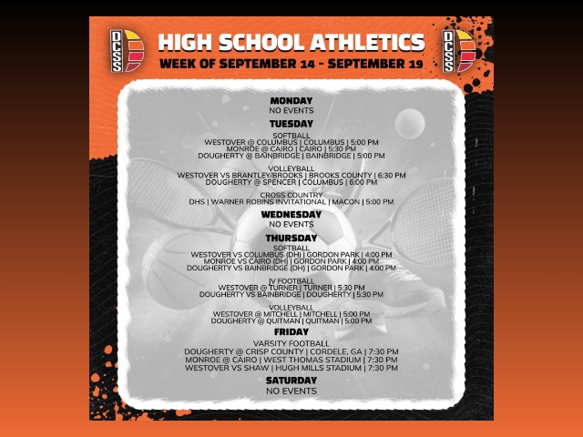 High School Athletics This Week
