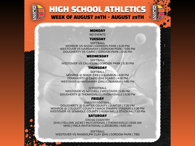 High School Athletics This Week