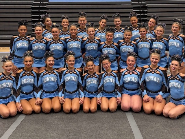 Varsity Cheer finishes Top 5 at first Cheer Competition in School History!