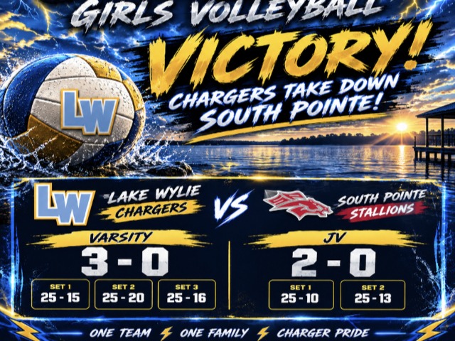 Lady Chargers sweep the court vs South Pointe