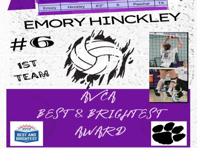 Emory Hinckley - 1st Team AVCA