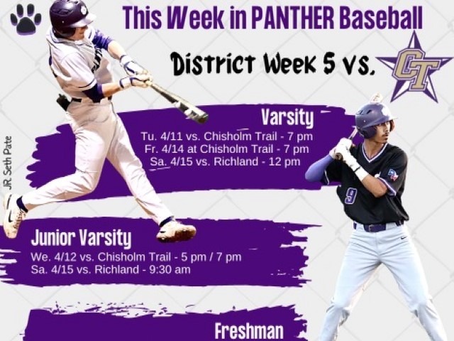Panther Baseball - Week of April 10