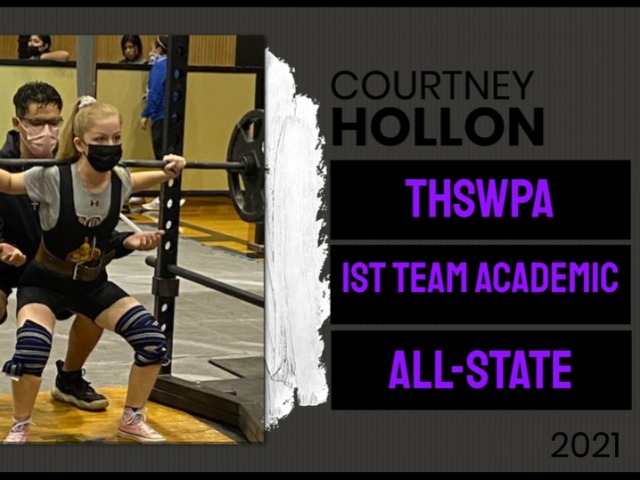 Courtney Hollon named Academic All-State