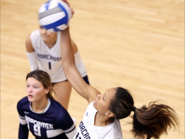 Hebron Christian Tops Norcross to Repeat as Gwinnett Volleyball Champion