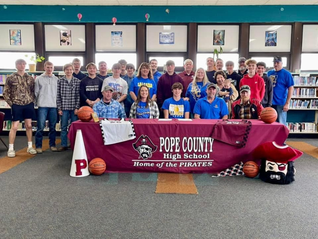 SIC Men's Basketball Signs Masin Presser from Pope County High School