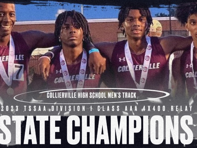 Image for MEN'S TRACK WINS 4 X 400 RELAY STATE CHAMPIONSHIP