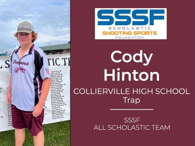 Hinton Selected To Scholastic Shooting Sports Foundation All Scholastic Team